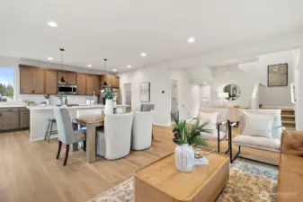 Living Room & Kitchen