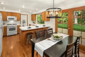 Kitchen with eating nook