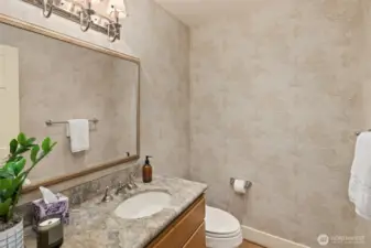 Main floor powder room.