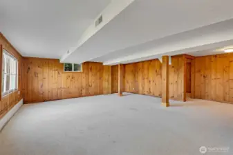 View of the rec room from the NE corner