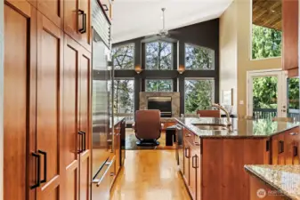 Imagine yourself at home, surrounded by all this natural beauty.  The house was designed to take maximum advantage of our beautiful Northwest foliage and breathtaking views.