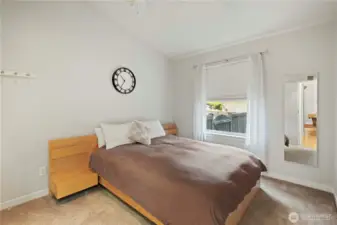 The large second bedroom is perfect for guests.  Both the second and third bedrooms are on the opposite side of the house from the private master suite.