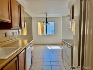 Enter your new home with the kitchen on your left as you enter.