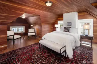Enchanting second bedroom with adjacent full bath.