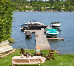 Picnic anyone? Come to the water's edge and roast some marshmellows after a full day of water sports.