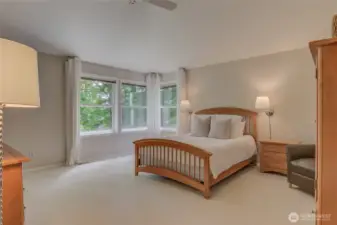 Upstairs spacious primary bedroom