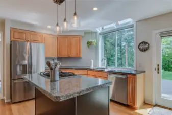Cook/prep/serve island