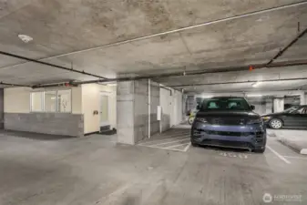 Best Parking space, huge and next to the elevator.