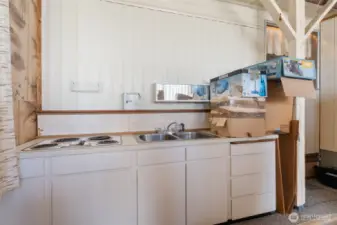 The addition kitchen.