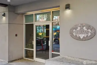 La Terrazza secure Entrance
