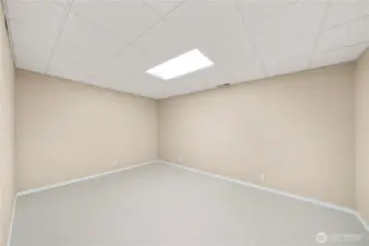 Downstairs bonus room is large and makes a perfect game room. Plenty of room for a pool or ping pong table, or just use this space as extra storage or a home gym.