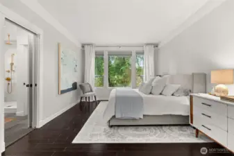 hardwoods throughout all living spaces