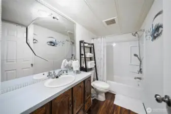 Guest full bathroom.