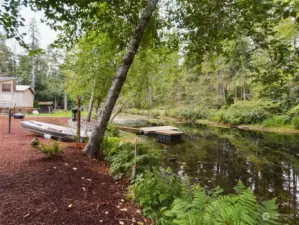 dock on lake