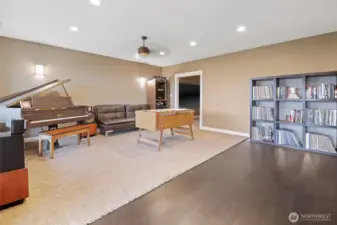 Plenty of room for a table and nice living area.