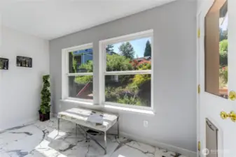 Eating Area with Garden Views