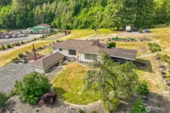 Large 2 Story 3 Bedroom home of 2,984sqft on almost 3 acres. With plenty of room to build a shop out back on the second parcel. Or Put a second home on it.