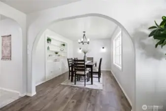 Look at that dining room with so much charm