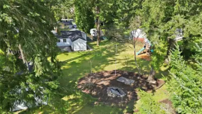 Another view of the amazing backyard retreat