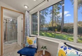 Seating area and views