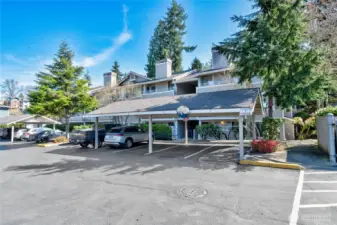 Unit includes an additional parking pass for any uncovered space.