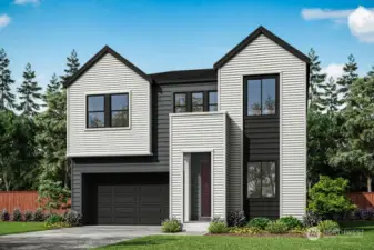 Exterior Rendering of Homesite 27.