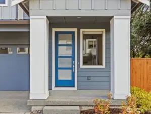 You will love sitting under you outdoor covered porch enjoying the lush and peaceful backyard!