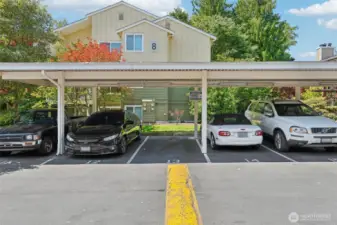 Covered, Designated Parking Space