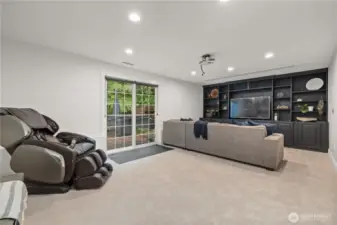 Lower level family room