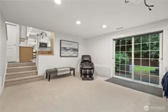 Sliding doors that bring you to the backyard