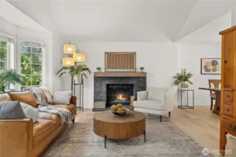 Spacious and bright living room