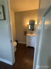 Powder room...