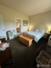 Nice sized bedroom with walk-in closet and full bath...