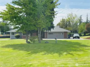 East view of the main home...