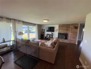 Open living room...