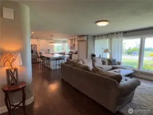 Open concept with great natural lighting...