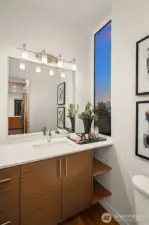Main level powder bath