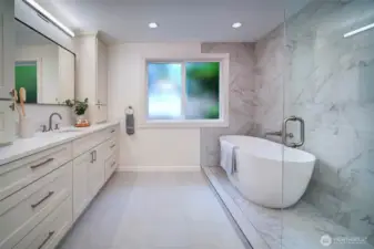 Primary ensuite, 3-piece bath