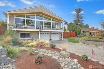Beautiful, mature landscaping.