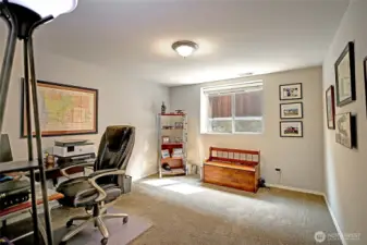Dedicated office on lower level.