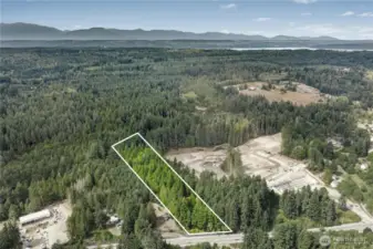 A 2022 survey is on file and the corners of the lot are flagged.