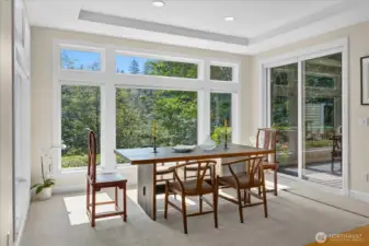 Tranquil setting for 1 of 2 dining choices