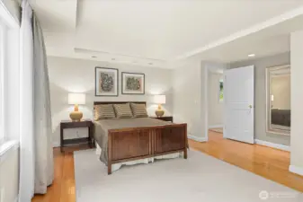 Primary Suite, elegant, overlooking the forest