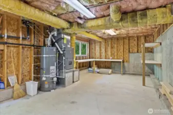 Unfinished space, bonus room, media room or a workshop ?