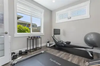 3rd bedroom being utilized as alternative space