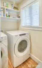 Laundry room off kitchen