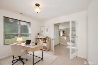 Main floor bedroom #2/office