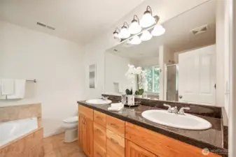 Main floor primary ensuite bathroom