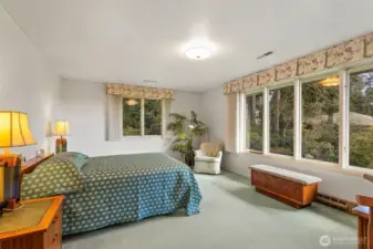 Spacious primary, and yes more views!