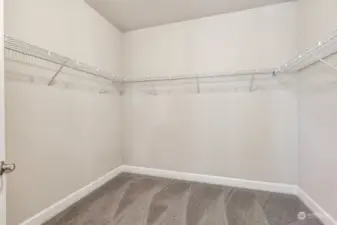 Primary walk-in closet